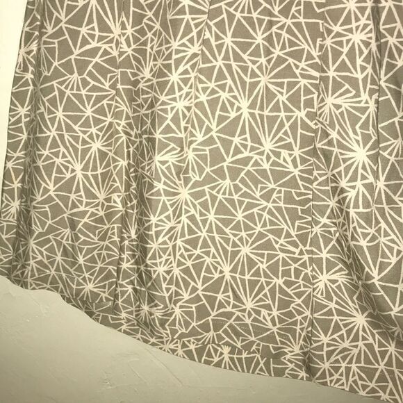 Madewell (Broadway & Broome) Peekaboo geometric open back cutout scalloped dress - Picture 6 of 9